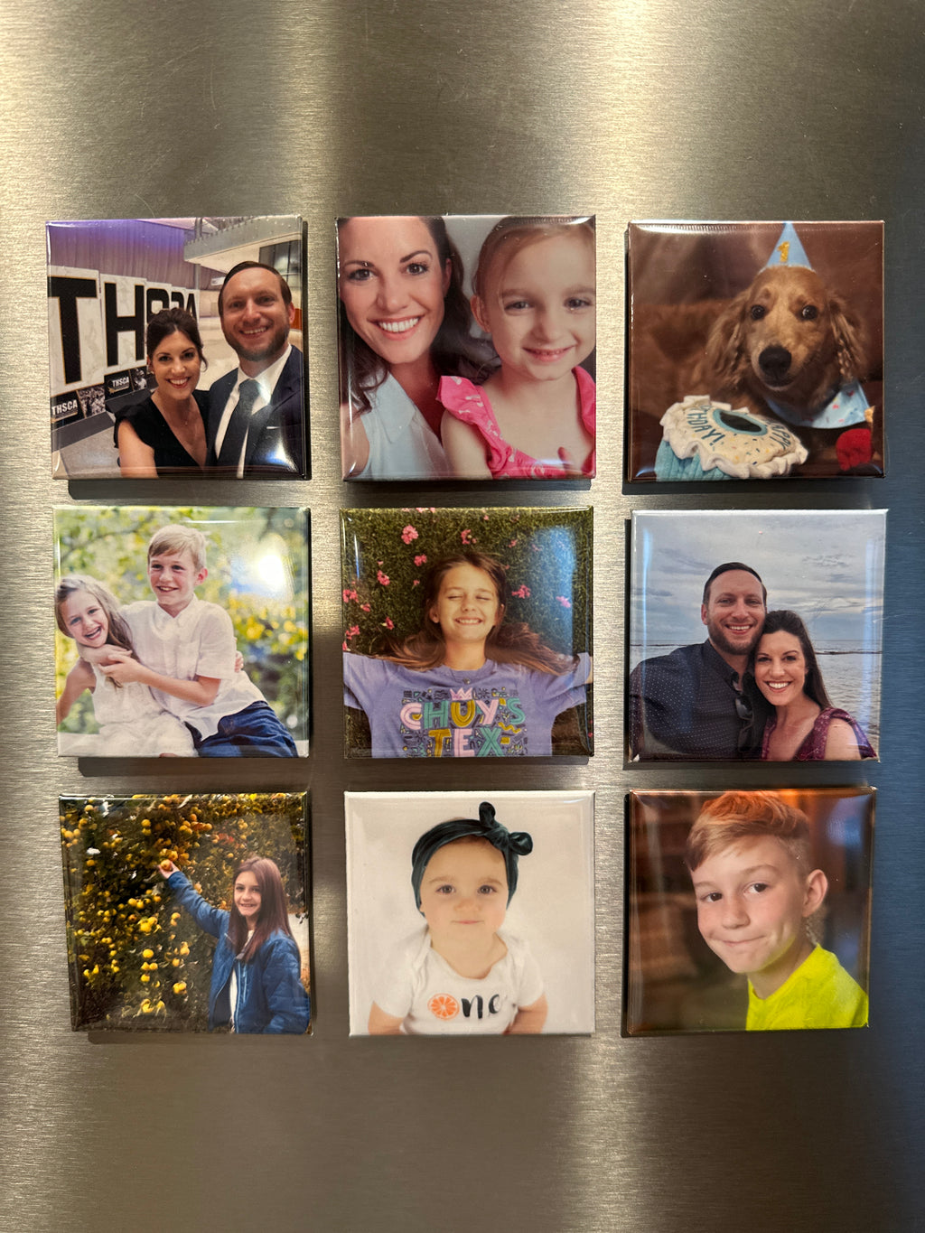Custom Photo Magnets Bulk Order | Wedding & Event Favors | 2" x 2" Pack of 50
